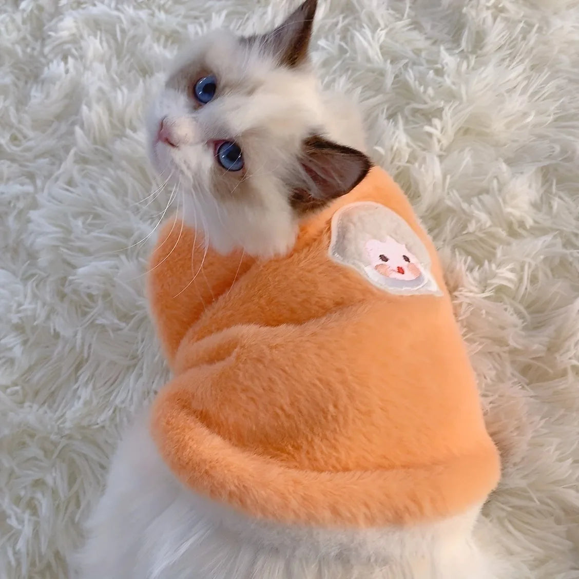 Warm Pet Sweater Vest – Winter Apparel for Small Cats & Dogs