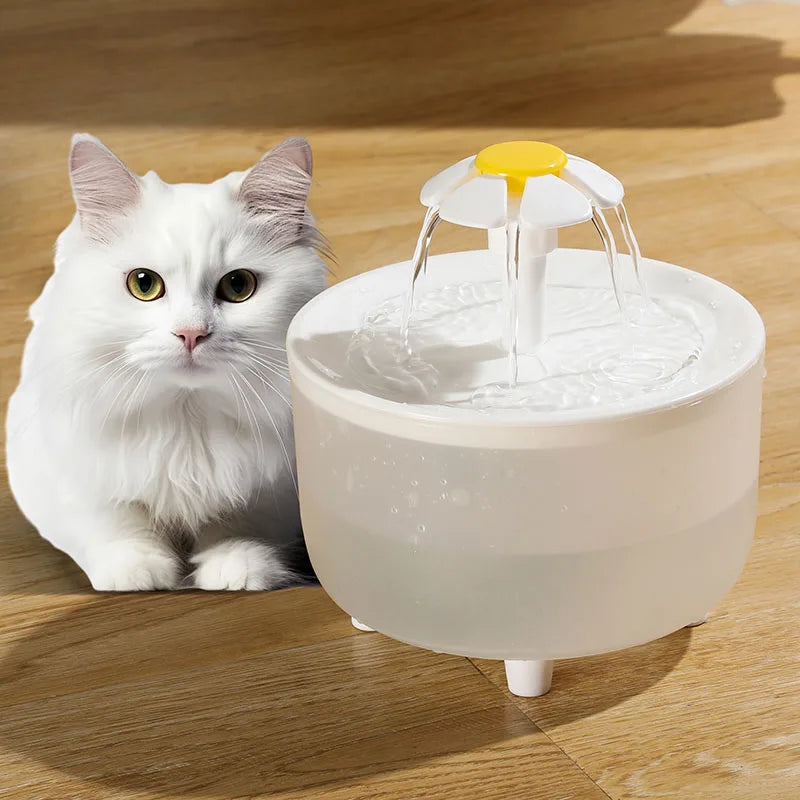 USB Electric Pet Water Fountain – 1L Automatic Cat & Dog Drinking Dispenser